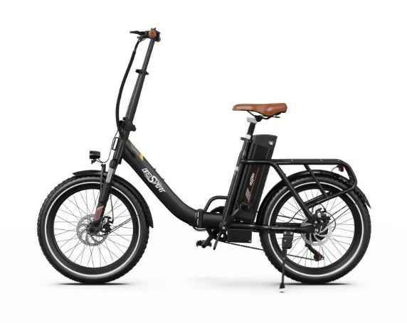 48V 17Ah battery mounted on a foldable electric commuter bike.