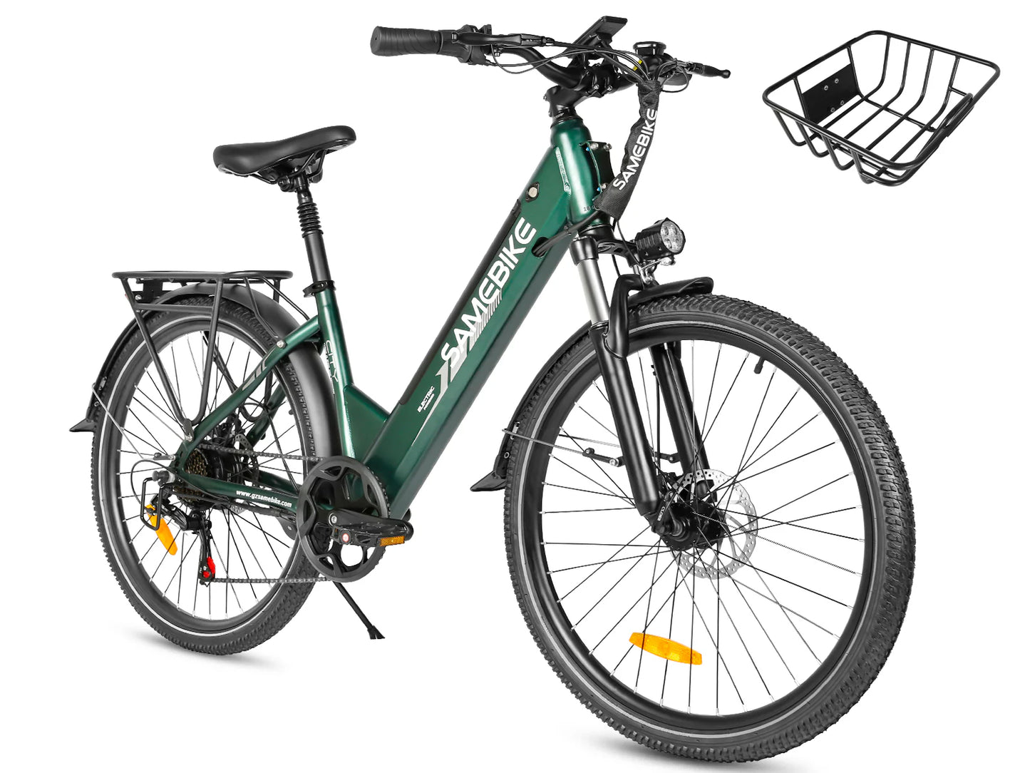 Samebike RS-A01Pro Electric Bike 500W 36V 15Ah 26" City E-Bike 35 km/h
