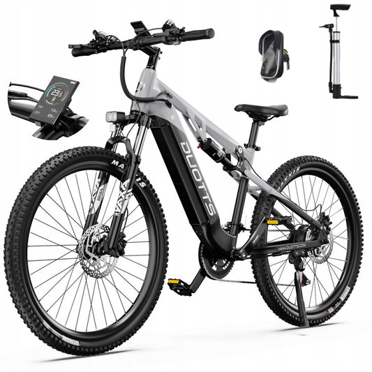 DUOTTS E29 Electric Mountain Bike 48V 13.5Ah, 250W Bafang Motor, Full Suspension, 27.5" Tires