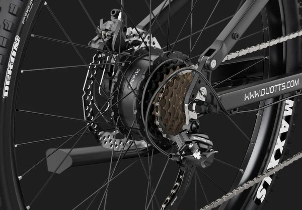 DUOTTS E29 Electric Mountain Bike 48V 13.5Ah, 250W Bafang Motor, Full Suspension, 27.5" Tires