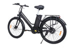 Front and rear disc brake system on a 48V dual motor e-scooter.
